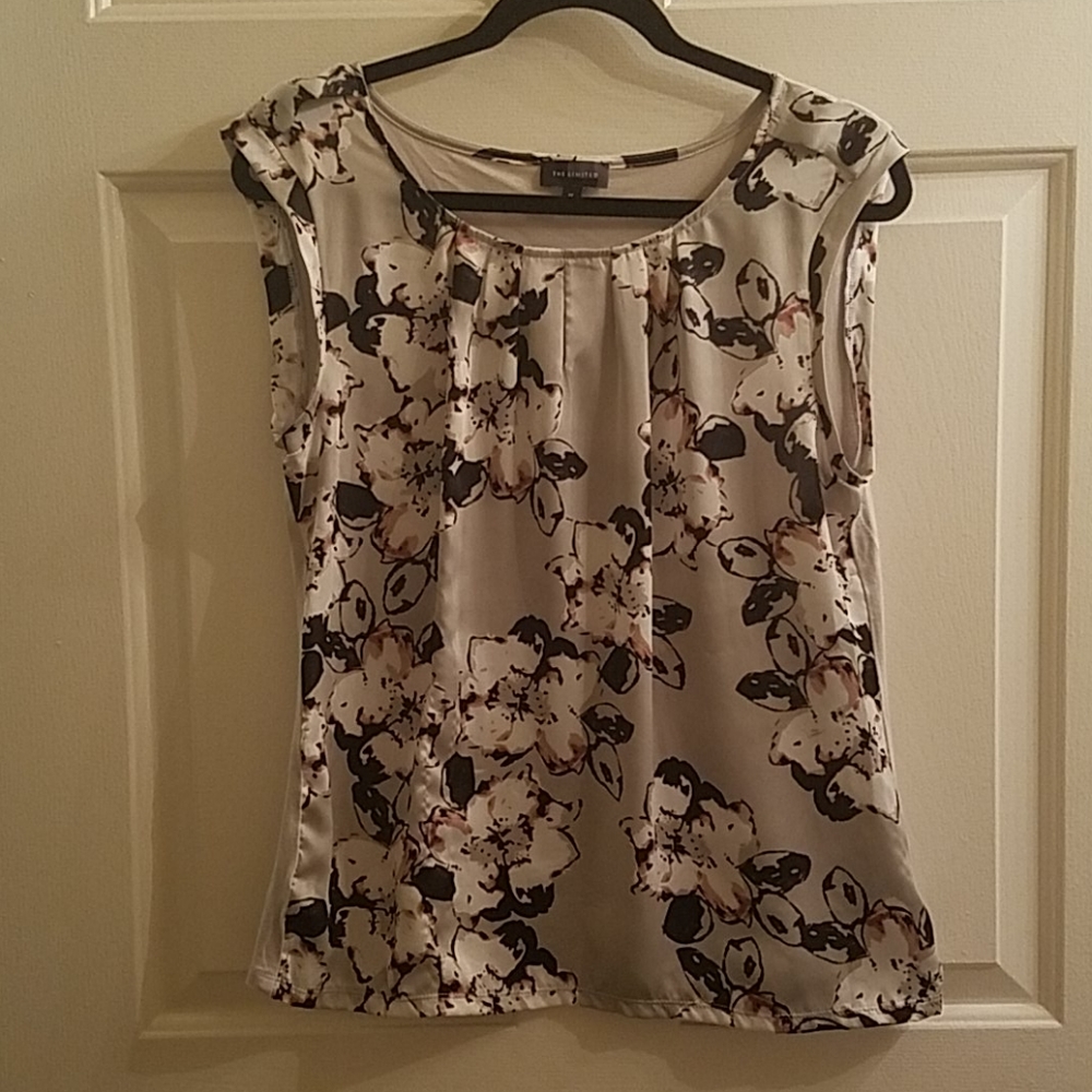 The Limited Floral Blousey Sleeveless Top Size M